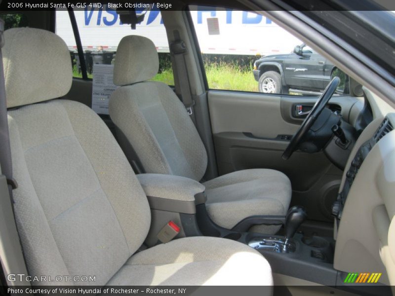 Black Obsidian / Beige 2006 Hyundai Santa Fe GLS 4WD