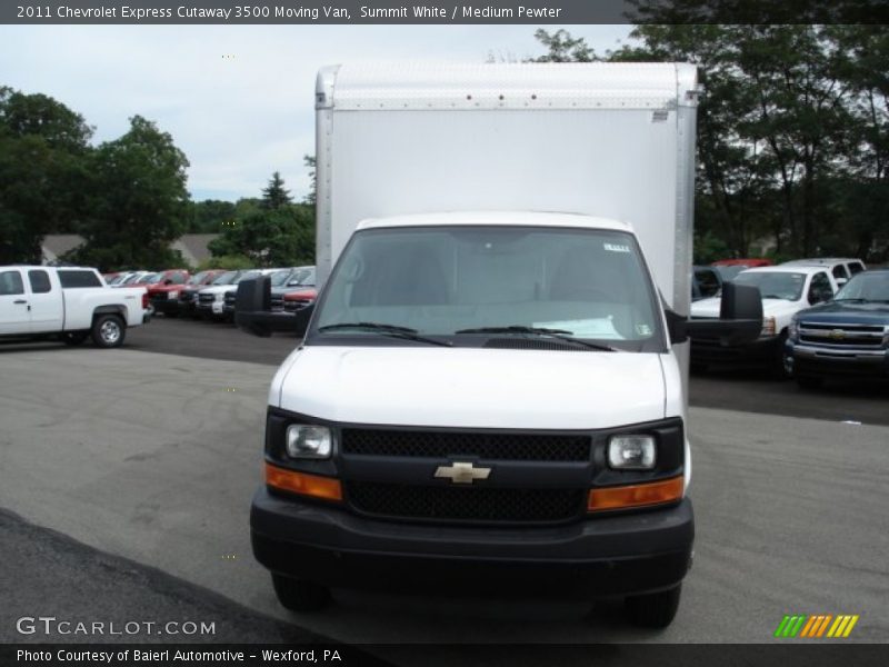 Summit White / Medium Pewter 2011 Chevrolet Express Cutaway 3500 Moving Van