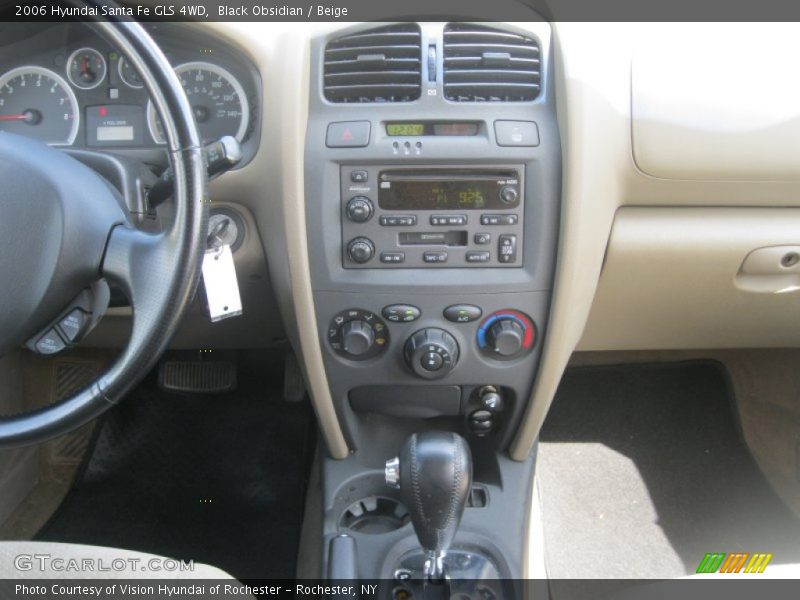 Black Obsidian / Beige 2006 Hyundai Santa Fe GLS 4WD