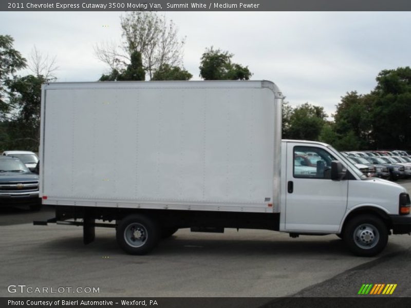 Summit White / Medium Pewter 2011 Chevrolet Express Cutaway 3500 Moving Van