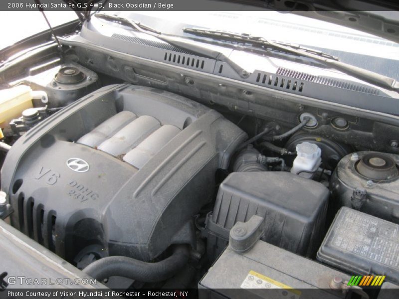 Black Obsidian / Beige 2006 Hyundai Santa Fe GLS 4WD