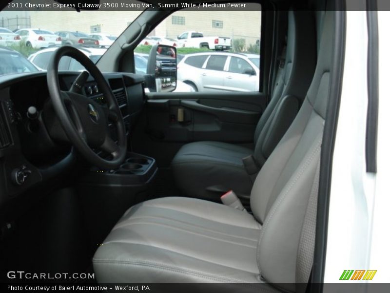  2011 Express Cutaway 3500 Moving Van Medium Pewter Interior