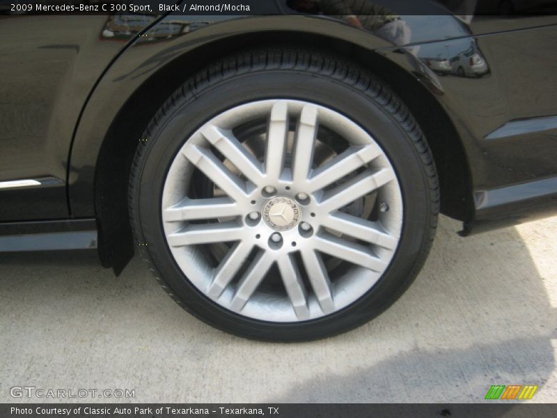 Black / Almond/Mocha 2009 Mercedes-Benz C 300 Sport