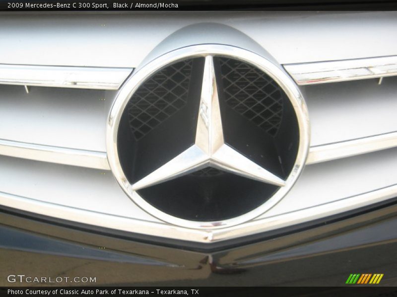 Black / Almond/Mocha 2009 Mercedes-Benz C 300 Sport