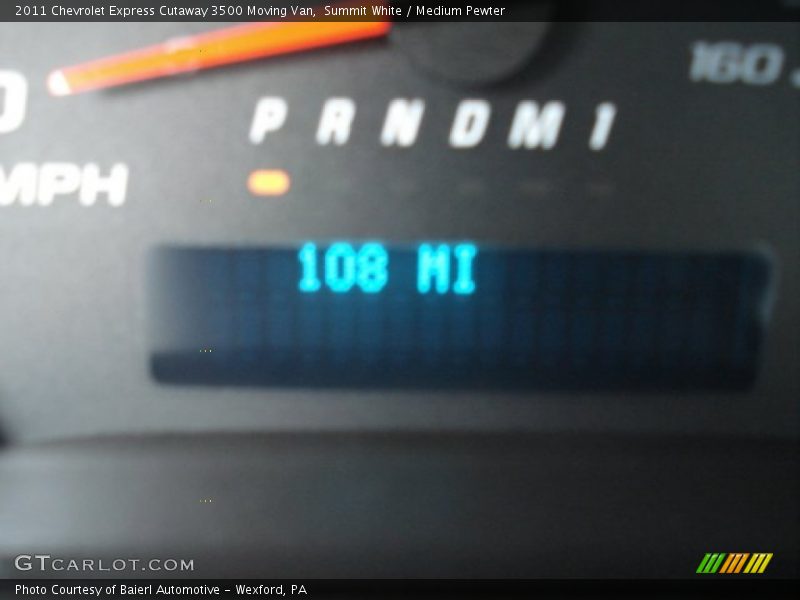 Summit White / Medium Pewter 2011 Chevrolet Express Cutaway 3500 Moving Van