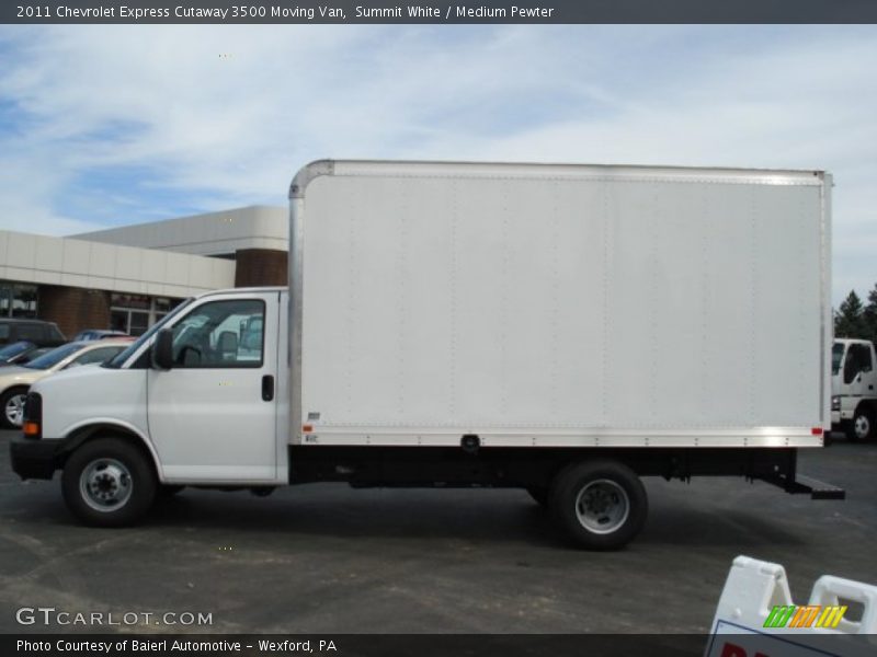 Summit White / Medium Pewter 2011 Chevrolet Express Cutaway 3500 Moving Van