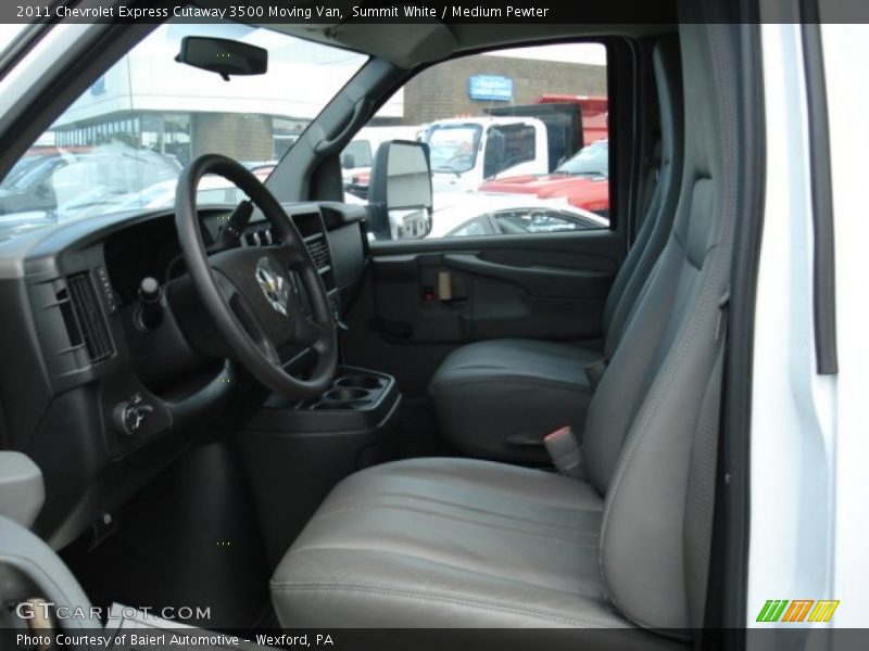 Summit White / Medium Pewter 2011 Chevrolet Express Cutaway 3500 Moving Van