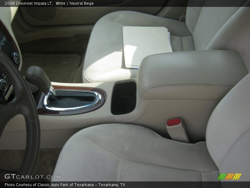 White / Neutral Beige 2008 Chevrolet Impala LT