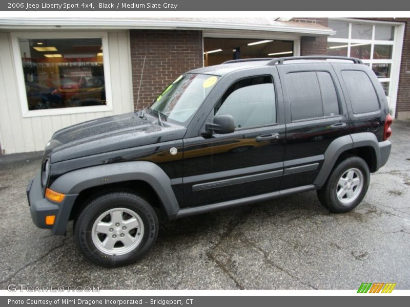 Black / Medium Slate Gray 2006 Jeep Liberty Sport 4x4