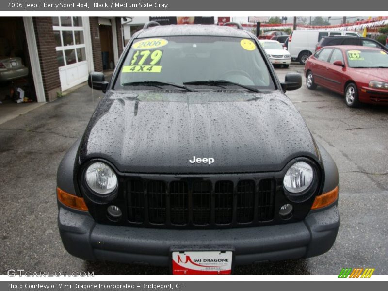 Black / Medium Slate Gray 2006 Jeep Liberty Sport 4x4