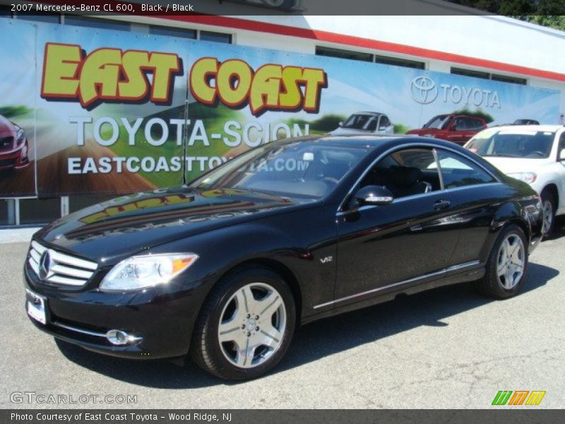 Black / Black 2007 Mercedes-Benz CL 600