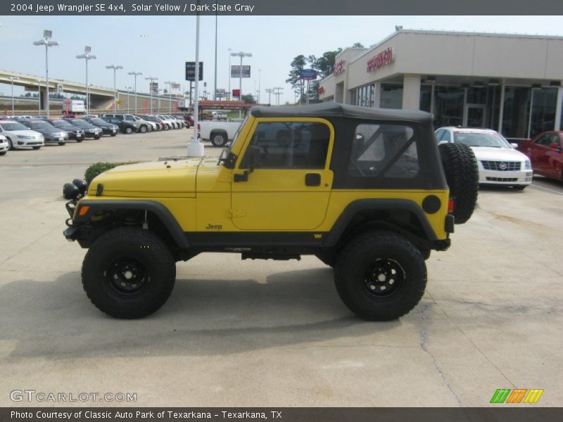 Solar Yellow / Dark Slate Gray 2004 Jeep Wrangler SE 4x4