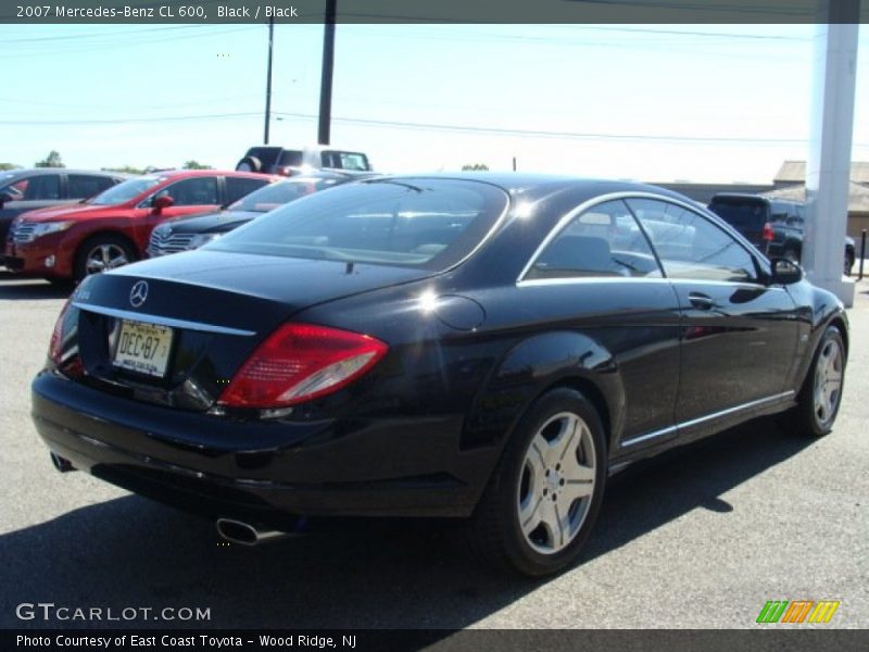 Black / Black 2007 Mercedes-Benz CL 600