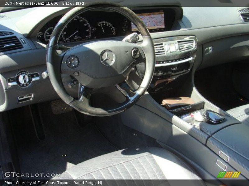 Black / Black 2007 Mercedes-Benz CL 600