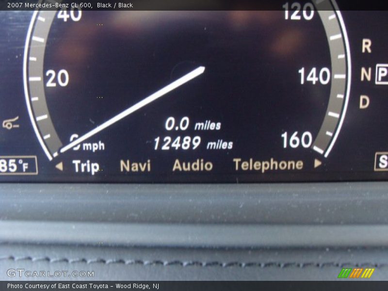 Black / Black 2007 Mercedes-Benz CL 600