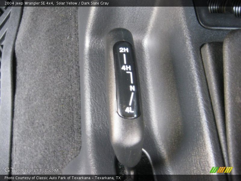 Solar Yellow / Dark Slate Gray 2004 Jeep Wrangler SE 4x4