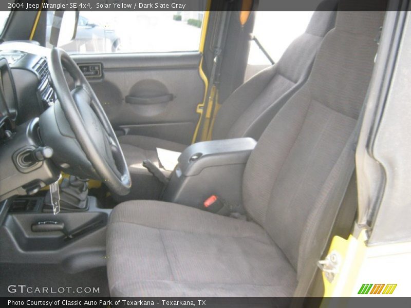 Solar Yellow / Dark Slate Gray 2004 Jeep Wrangler SE 4x4
