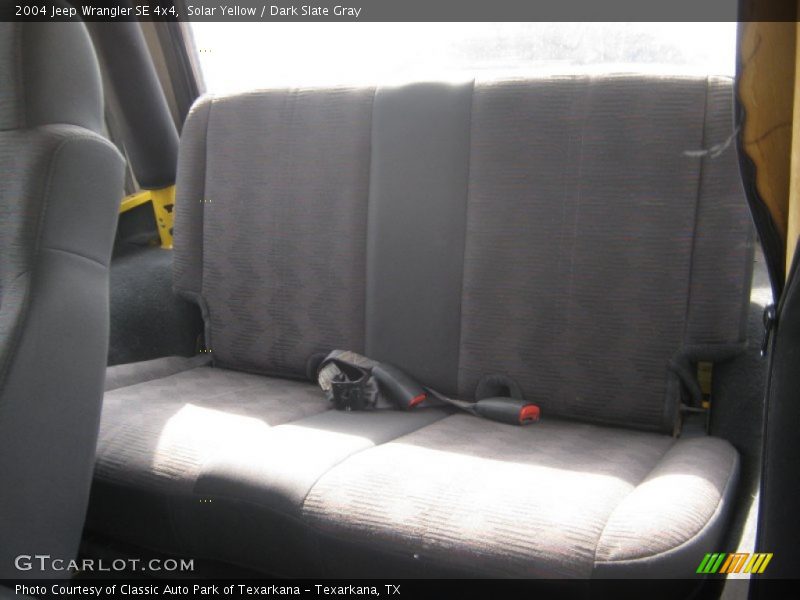 Solar Yellow / Dark Slate Gray 2004 Jeep Wrangler SE 4x4