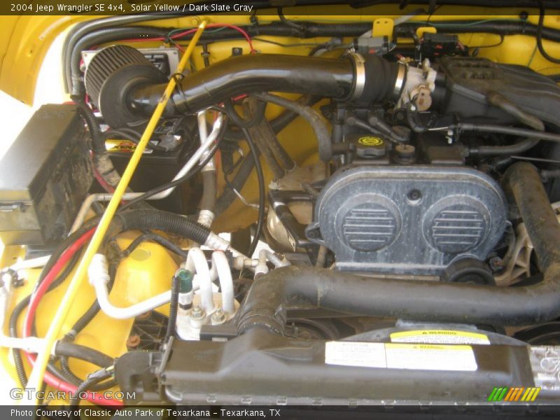 Solar Yellow / Dark Slate Gray 2004 Jeep Wrangler SE 4x4