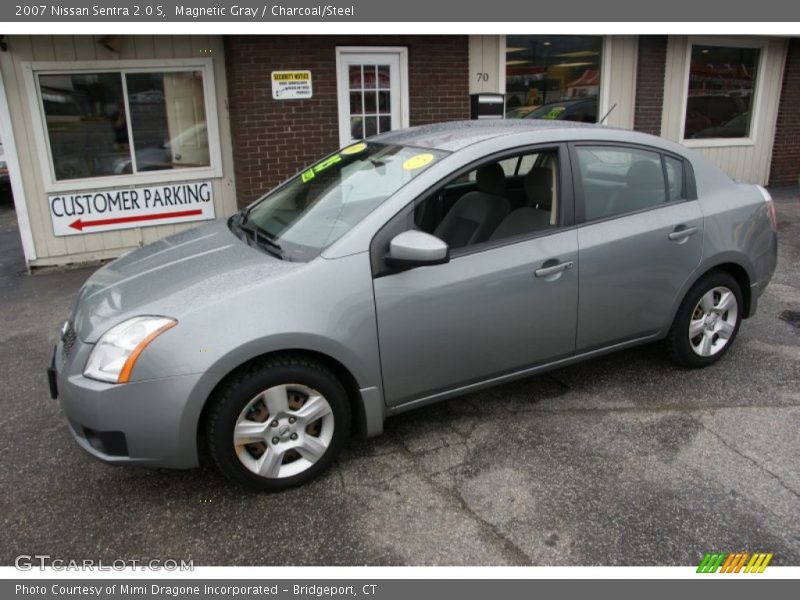 Magnetic Gray / Charcoal/Steel 2007 Nissan Sentra 2.0 S