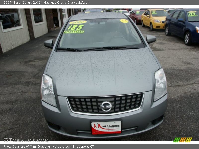Magnetic Gray / Charcoal/Steel 2007 Nissan Sentra 2.0 S