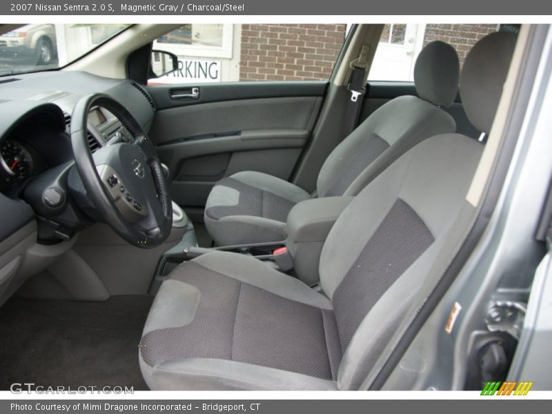 Magnetic Gray / Charcoal/Steel 2007 Nissan Sentra 2.0 S