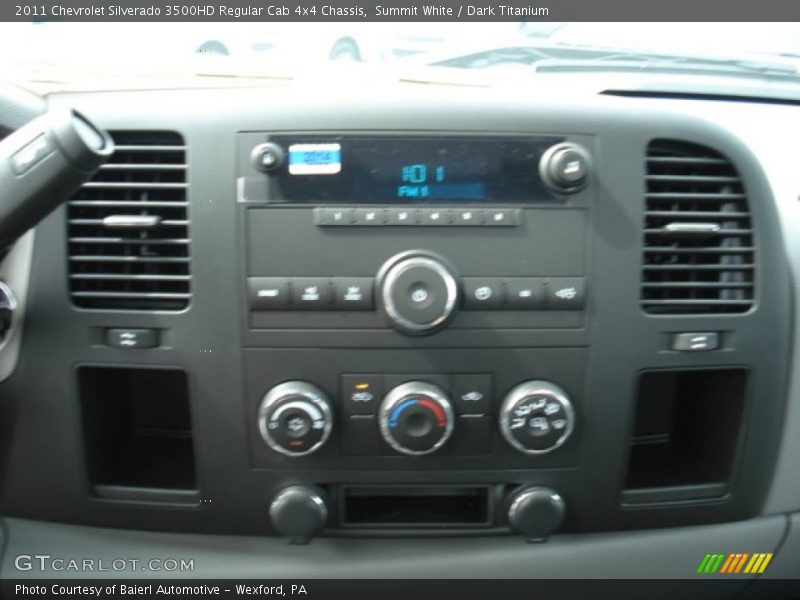 Summit White / Dark Titanium 2011 Chevrolet Silverado 3500HD Regular Cab 4x4 Chassis