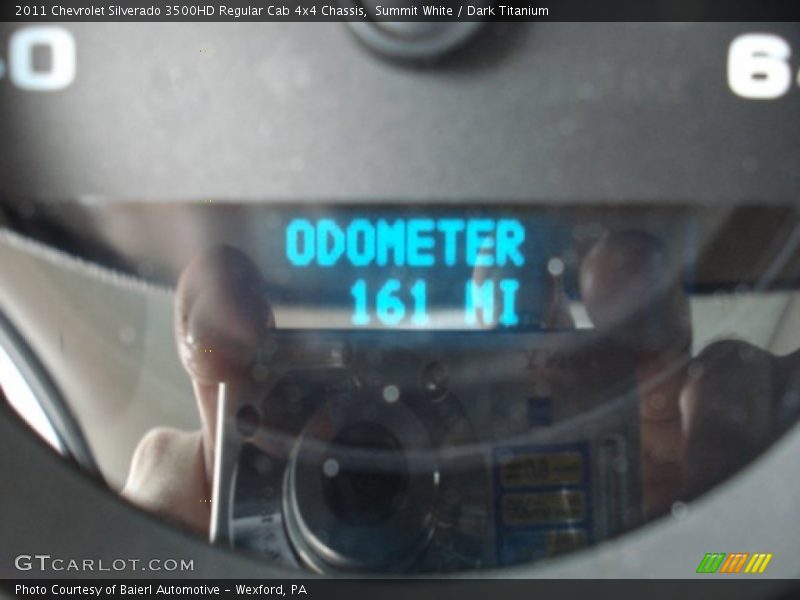 Summit White / Dark Titanium 2011 Chevrolet Silverado 3500HD Regular Cab 4x4 Chassis