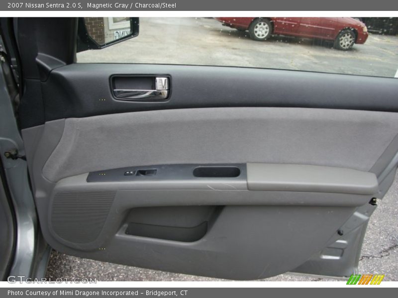Magnetic Gray / Charcoal/Steel 2007 Nissan Sentra 2.0 S