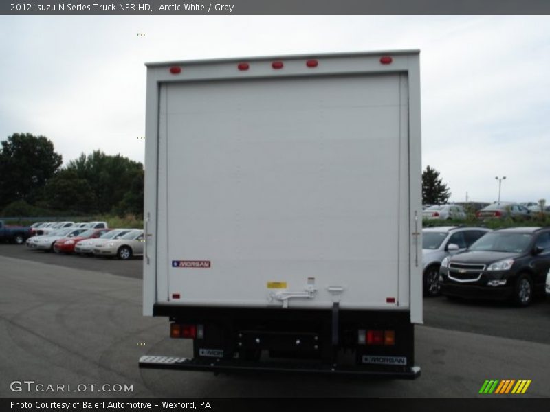 Arctic White / Gray 2012 Isuzu N Series Truck NPR HD