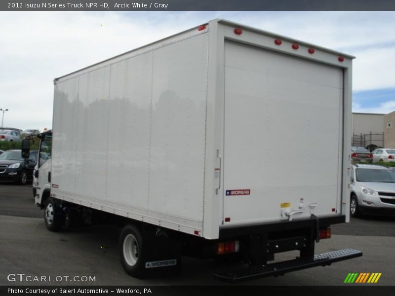 Arctic White / Gray 2012 Isuzu N Series Truck NPR HD