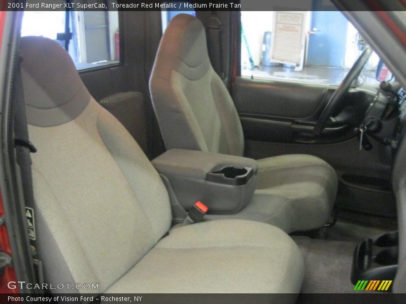 Toreador Red Metallic / Medium Prairie Tan 2001 Ford Ranger XLT SuperCab