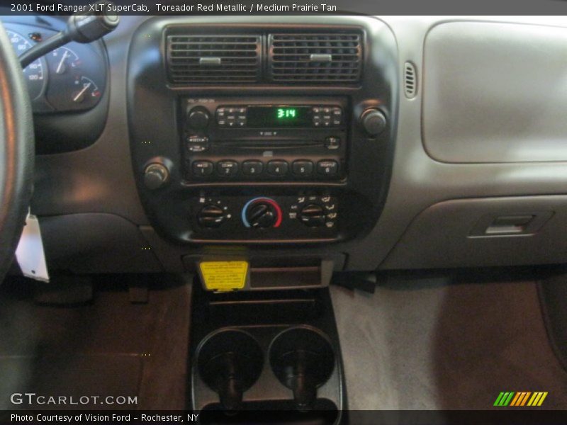 Toreador Red Metallic / Medium Prairie Tan 2001 Ford Ranger XLT SuperCab