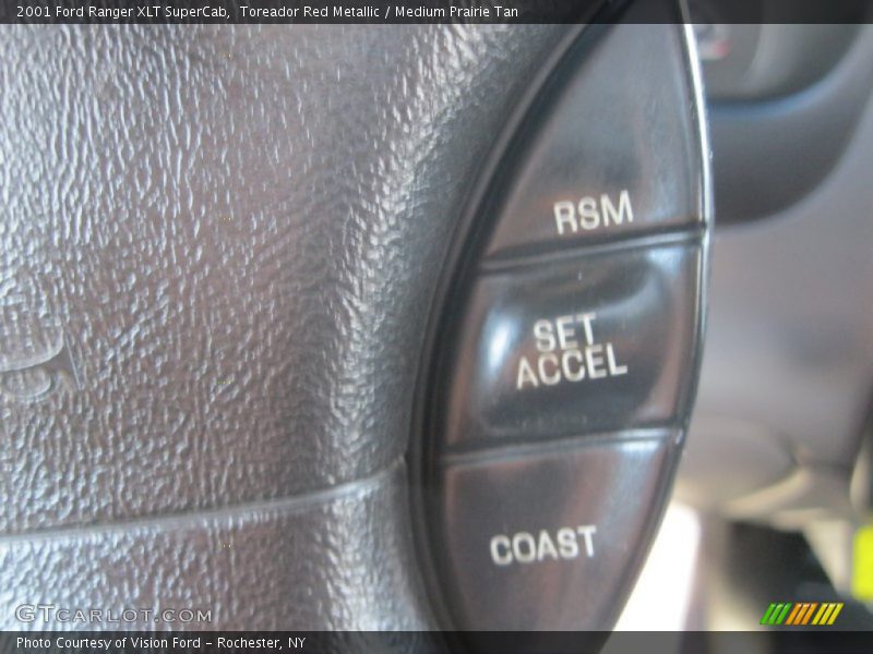 Toreador Red Metallic / Medium Prairie Tan 2001 Ford Ranger XLT SuperCab