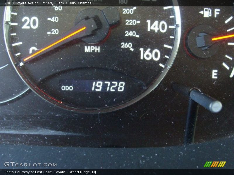 Black / Dark Charcoal 2008 Toyota Avalon Limited