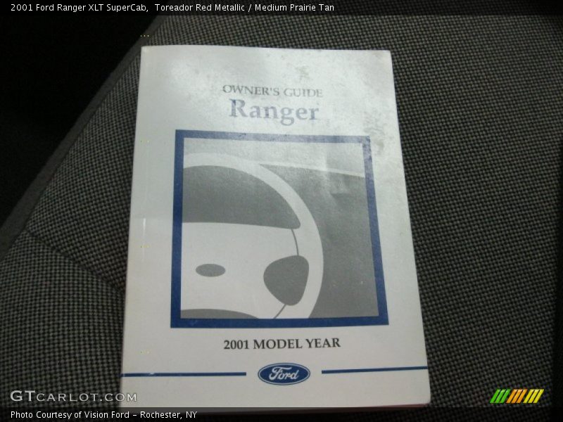 Toreador Red Metallic / Medium Prairie Tan 2001 Ford Ranger XLT SuperCab