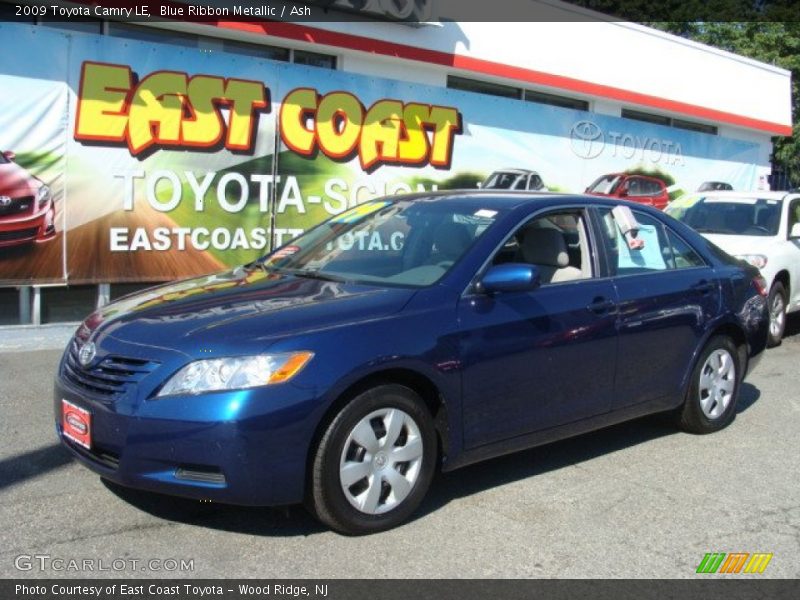 Blue Ribbon Metallic / Ash 2009 Toyota Camry LE