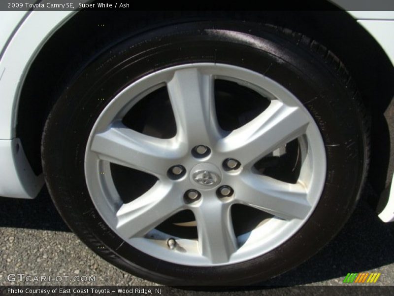 Super White / Ash 2009 Toyota Camry SE