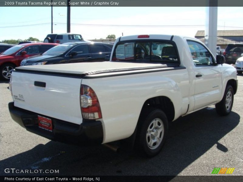 Super White / Graphite Gray 2009 Toyota Tacoma Regular Cab