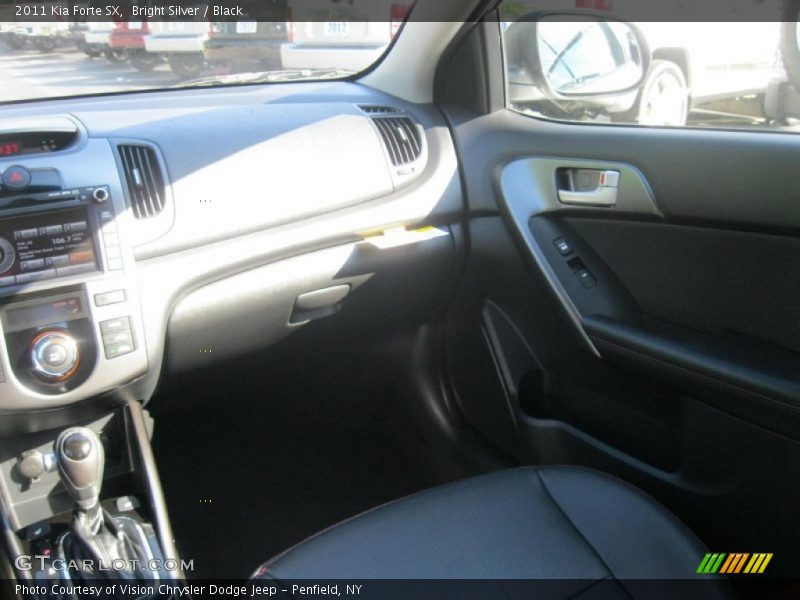 Bright Silver / Black 2011 Kia Forte SX
