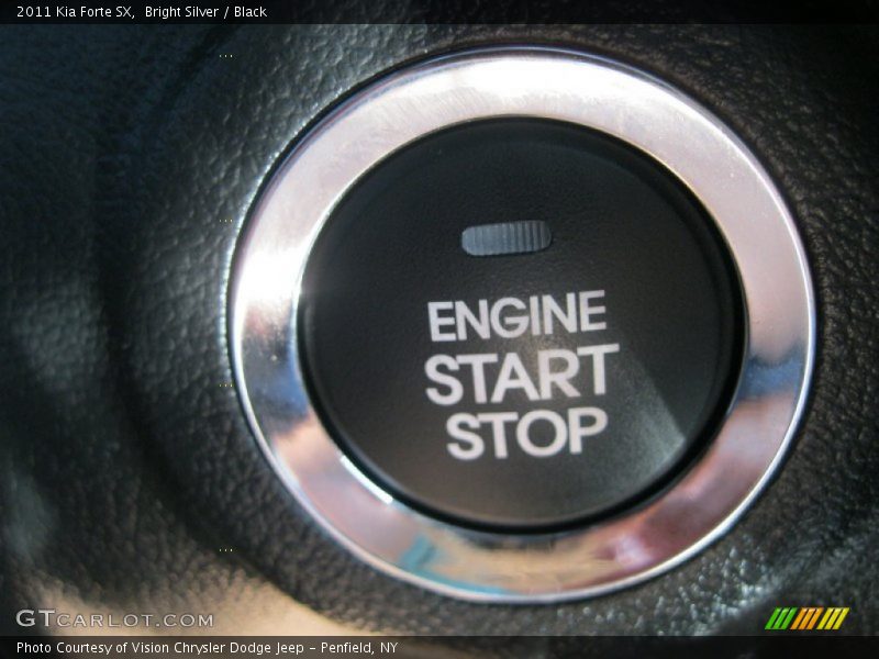Bright Silver / Black 2011 Kia Forte SX