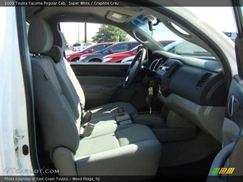 Super White / Graphite Gray 2009 Toyota Tacoma Regular Cab