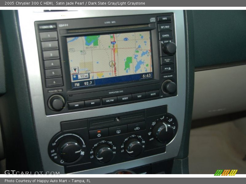 Satin Jade Pearl / Dark Slate Gray/Light Graystone 2005 Chrysler 300 C HEMI