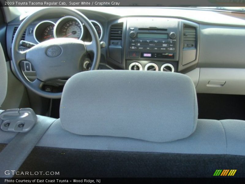 Super White / Graphite Gray 2009 Toyota Tacoma Regular Cab