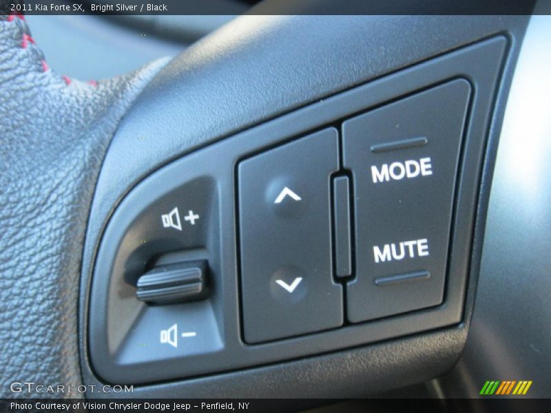 Bright Silver / Black 2011 Kia Forte SX