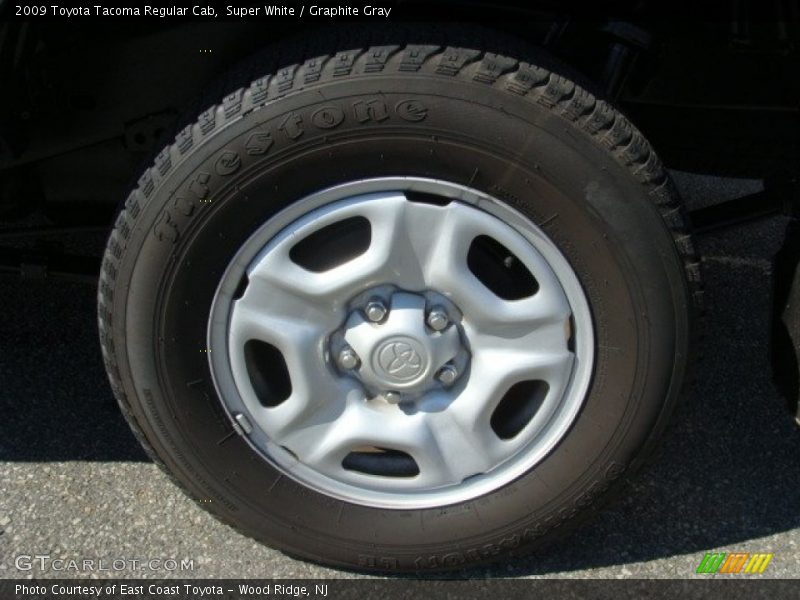 Super White / Graphite Gray 2009 Toyota Tacoma Regular Cab