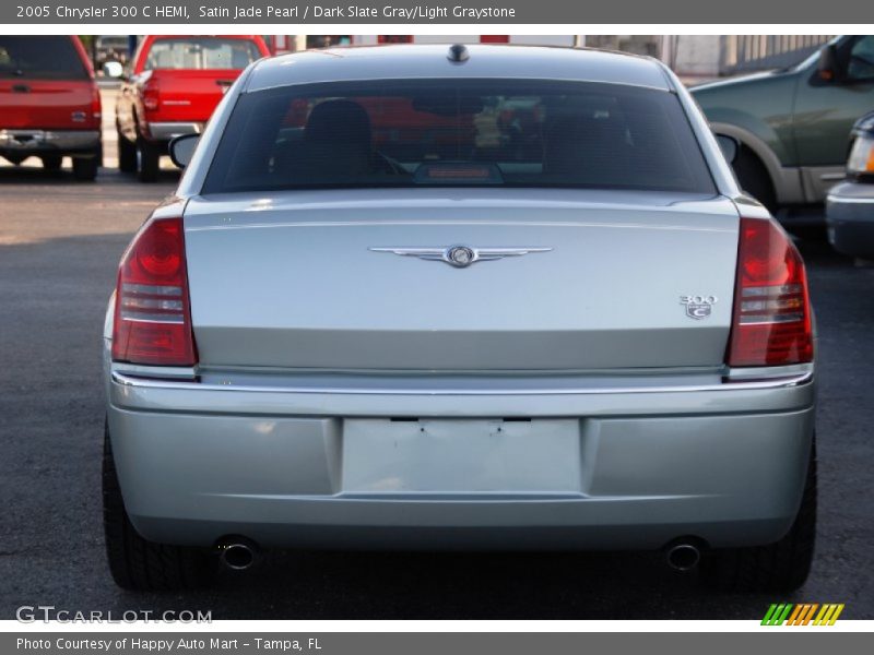 Satin Jade Pearl / Dark Slate Gray/Light Graystone 2005 Chrysler 300 C HEMI