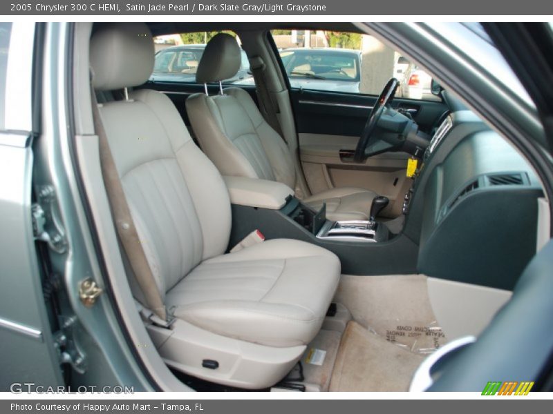 Satin Jade Pearl / Dark Slate Gray/Light Graystone 2005 Chrysler 300 C HEMI