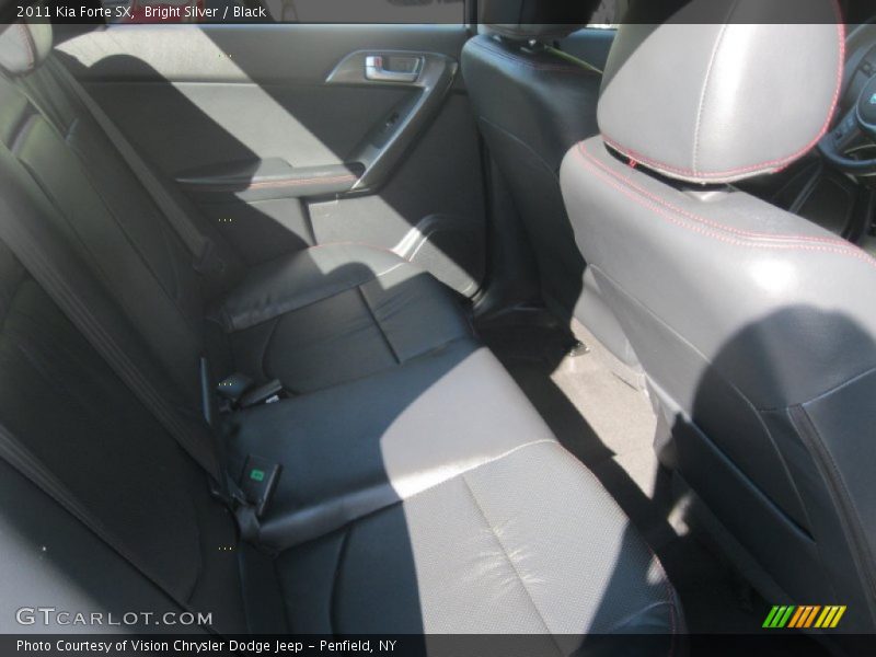 Bright Silver / Black 2011 Kia Forte SX