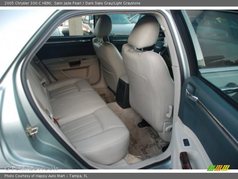 Satin Jade Pearl / Dark Slate Gray/Light Graystone 2005 Chrysler 300 C HEMI